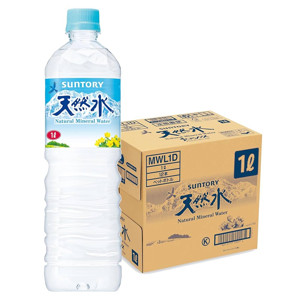天然水様 Amazon.co.jp: Suntory Natural Water, 0.3 fl oz (1 L) x 12